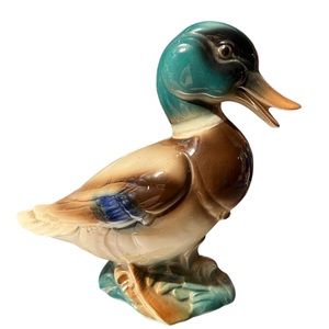 Vintage 1950’s Royal Copley Mallard Duck Figurine